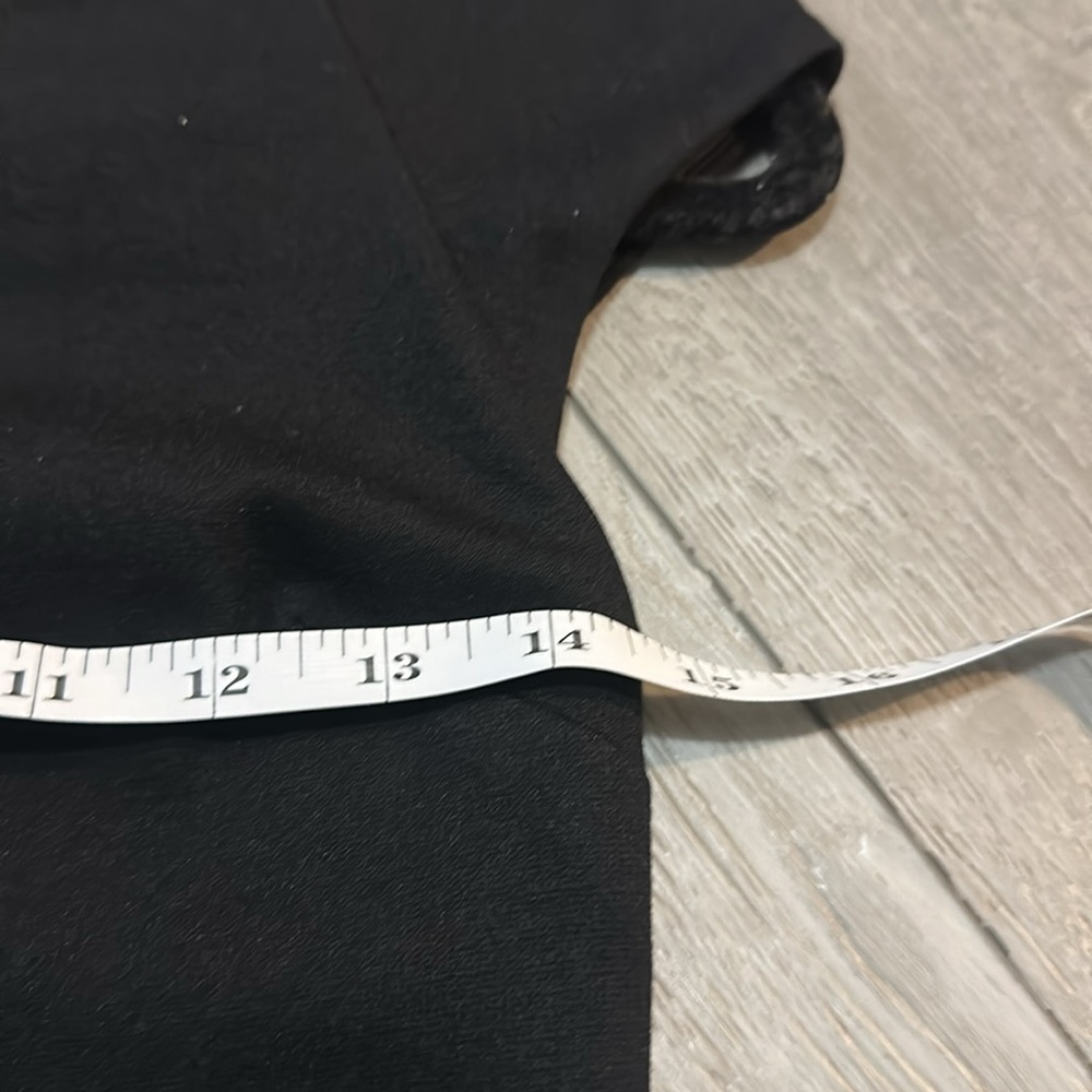 Express Elegant Black Peplum Dress size 4 - Picture 6 of 7